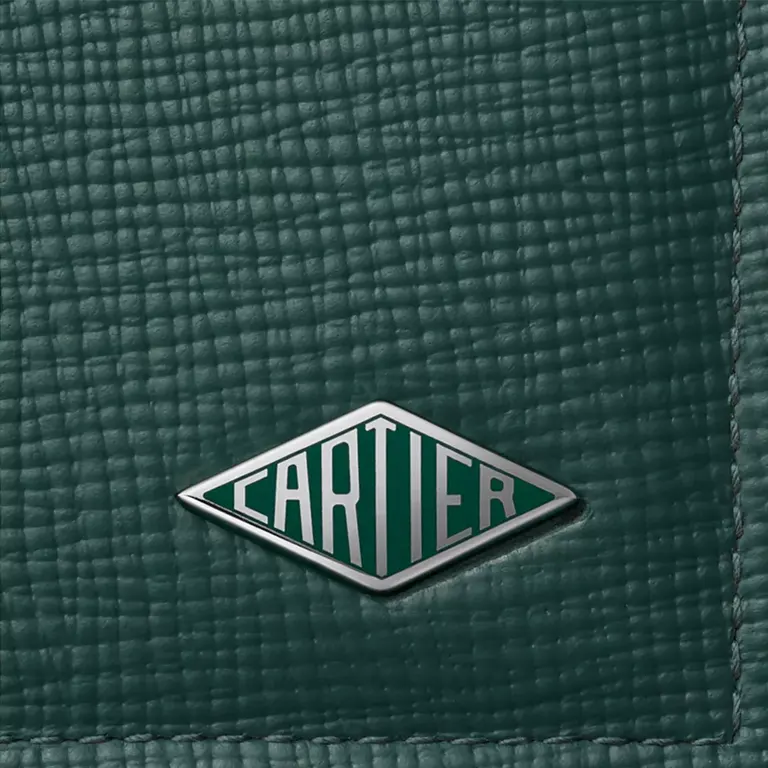 Losange leather wallet close