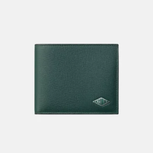 Losange leather wallet front