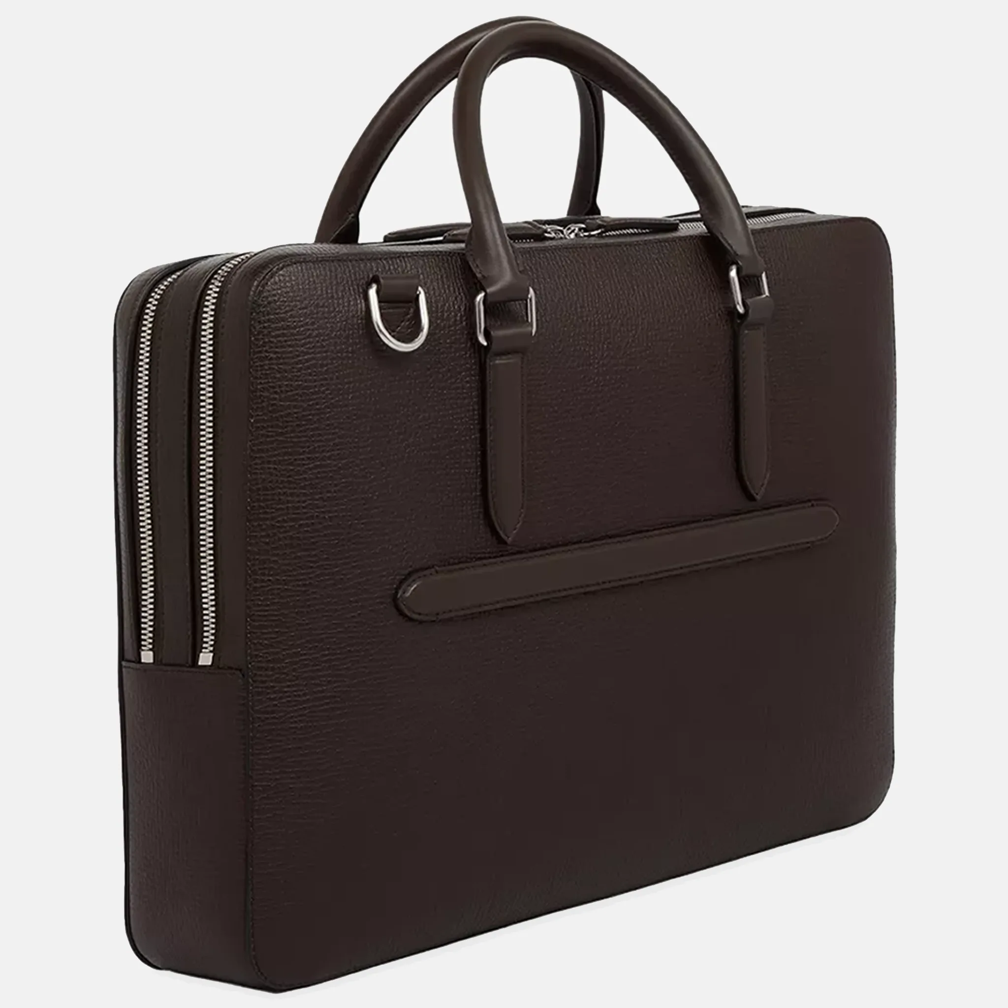 Ludlow Large Leather Briefcase back