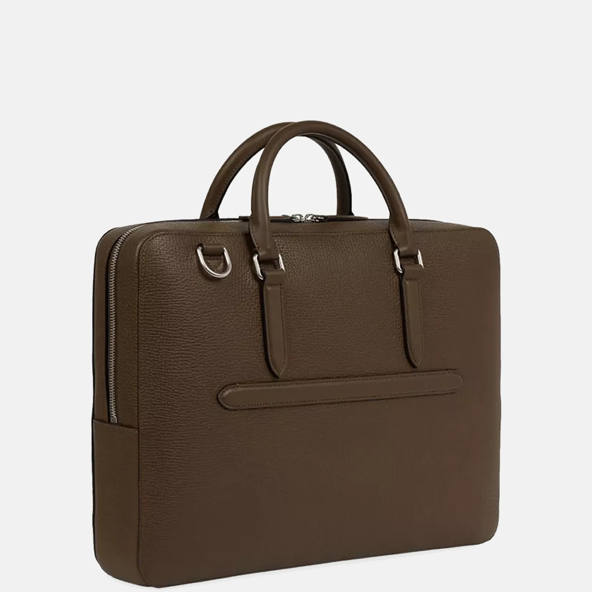 Ludlow Slim Leather Briefcase back