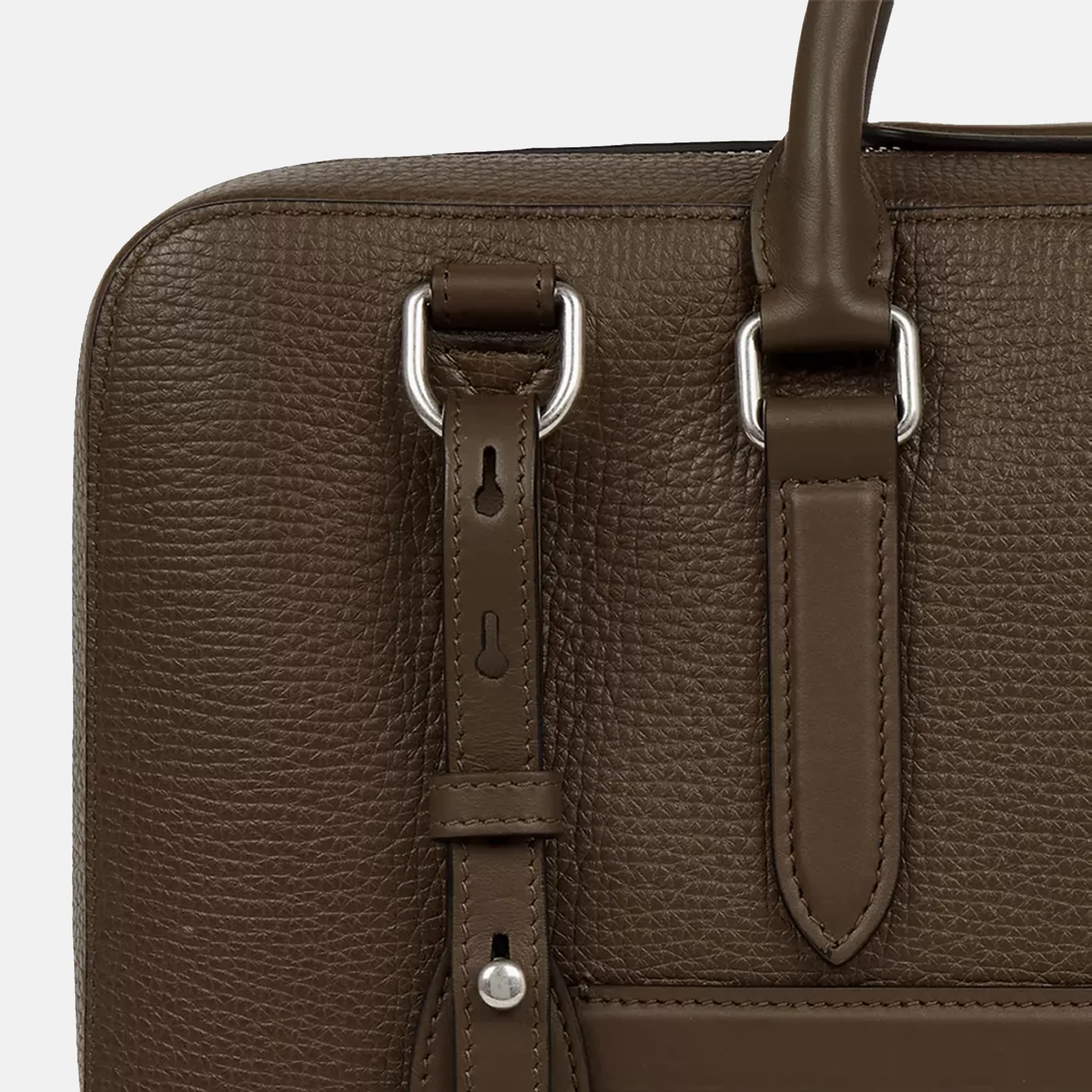 Ludlow Slim Leather Briefcase close