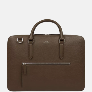 Ludlow Slim Leather Briefcase front