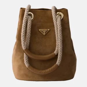 Mariner Small Suede Bucket Bag front