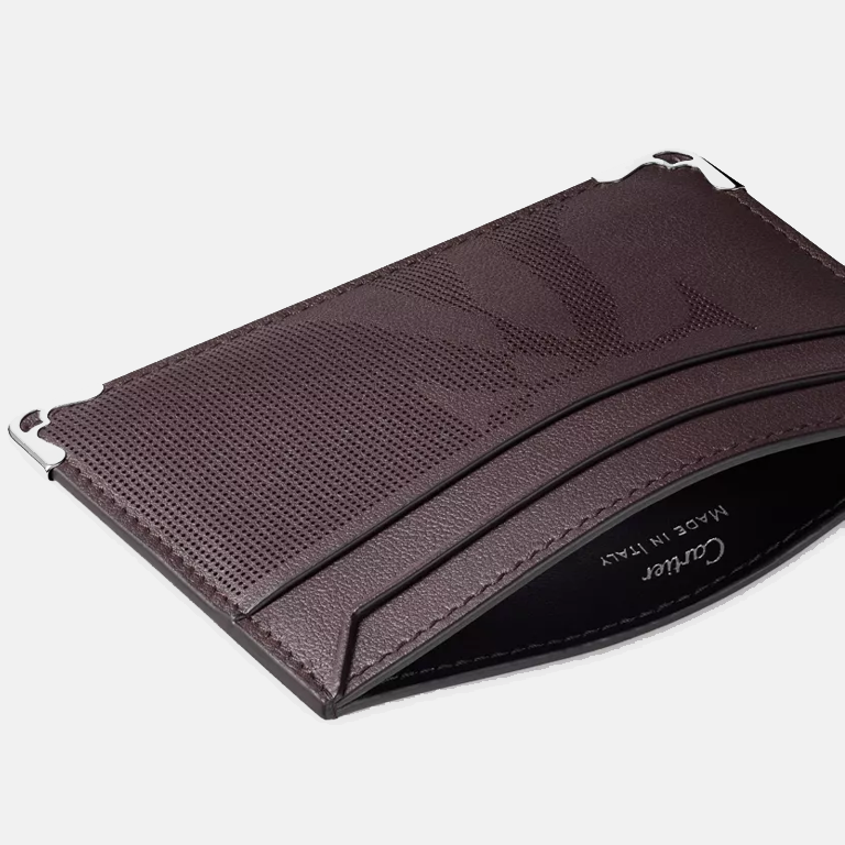Must de Cartier Leather Card Holder open