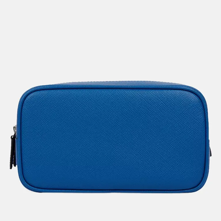 Panama Double Leather Washbag back
