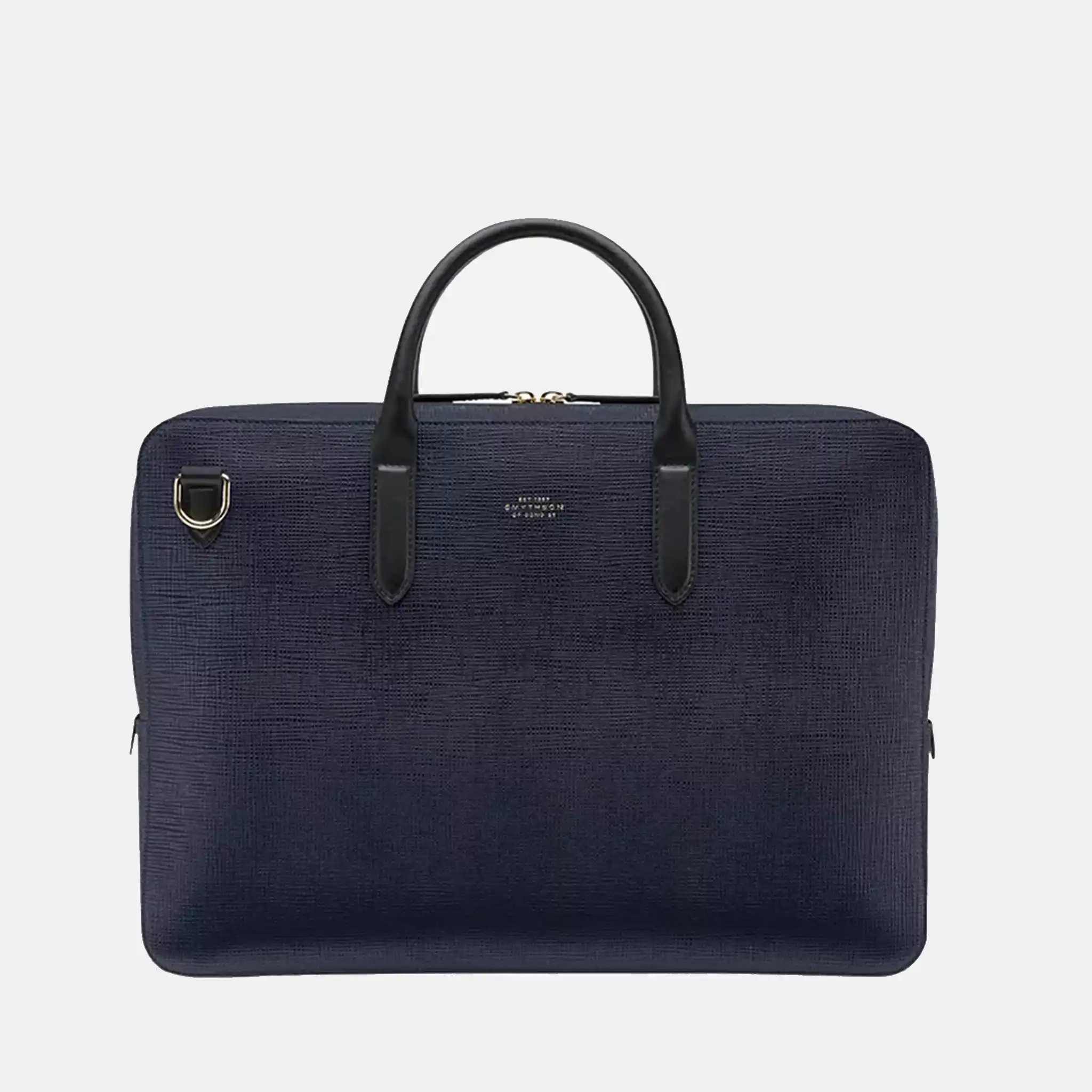 Panama Slim Leather Briefcase back