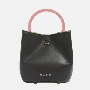 Pannier Leather Bucket Bag front