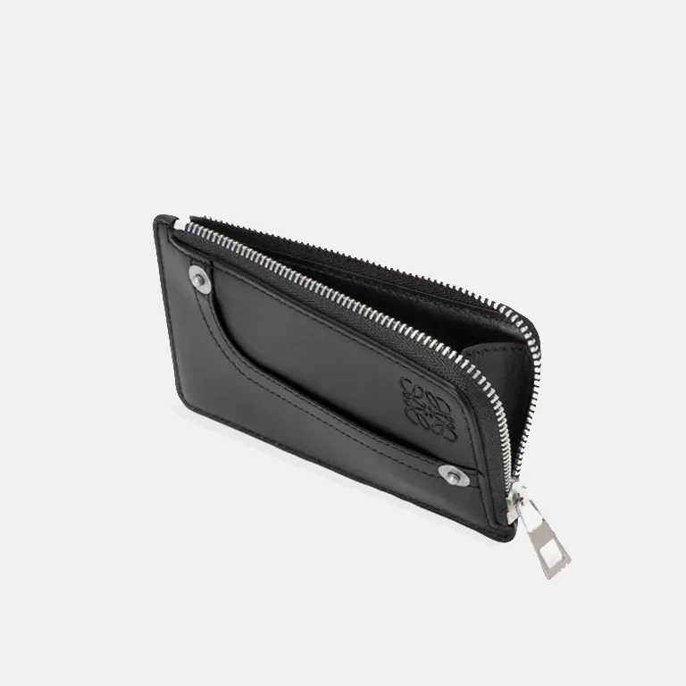 Panta Leather Coin and Card Holder open