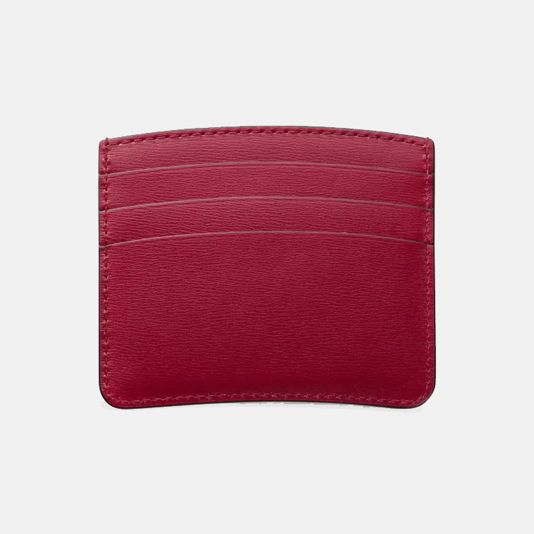 Panthère de Cartier leather cardholder back