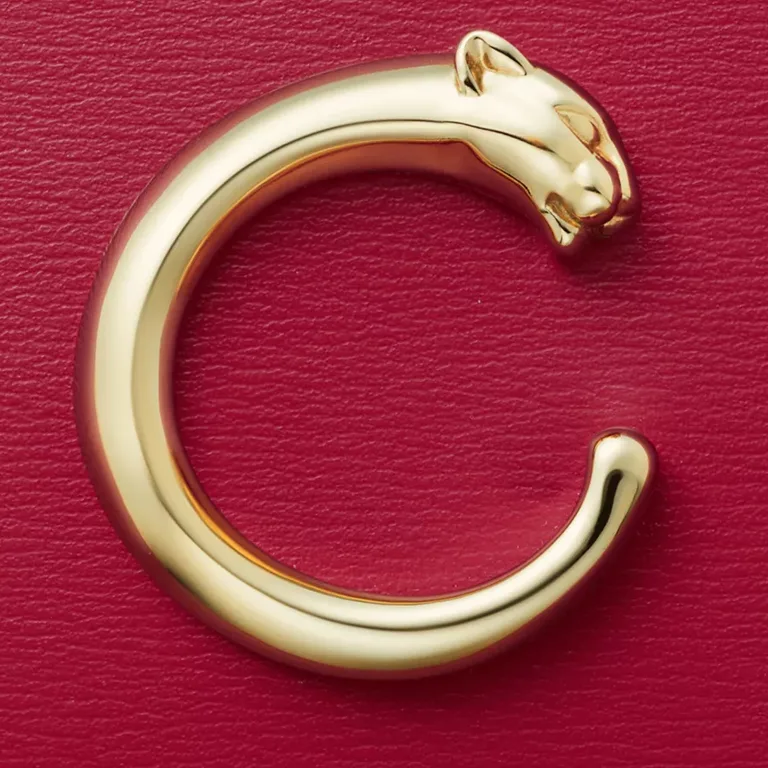 Panthère de Cartier leather cardholder loin