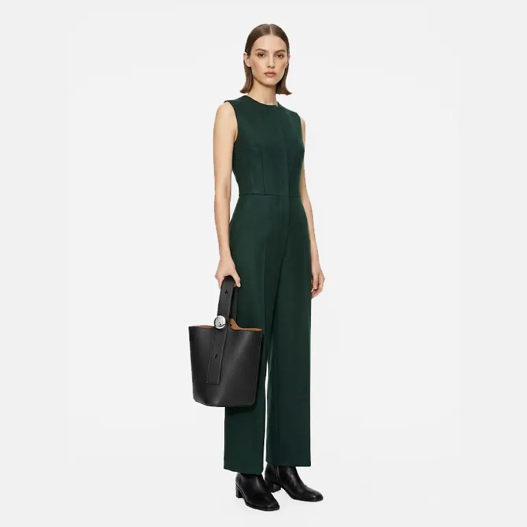 Pebble mini leather bucket bag blacl model