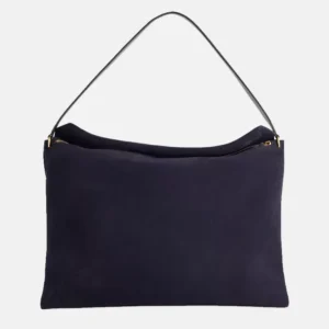 Penelope Suede Tote Bag black front