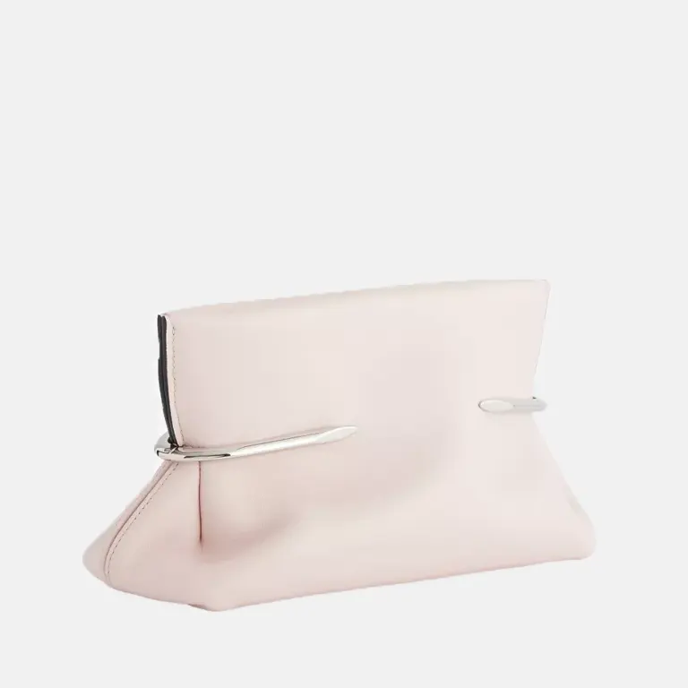 Pinch Engraved Leather Clutch Bag back