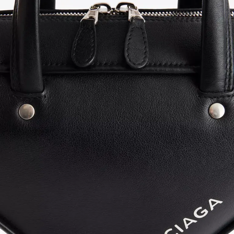 Pre-Loved Balenciaga Triangle Leather Duffle Bag close