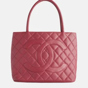 Pre-Loved Chanel Medallion Leather Tote Bag front