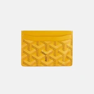 Pre-Loved Goyard Saint Sulpice Leather Card Holder front
