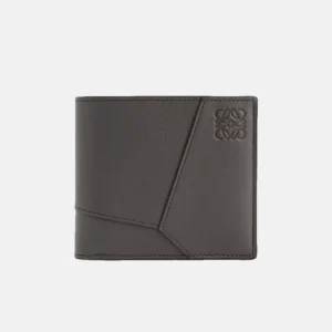 Puzzle Bifold Leather Wallet front