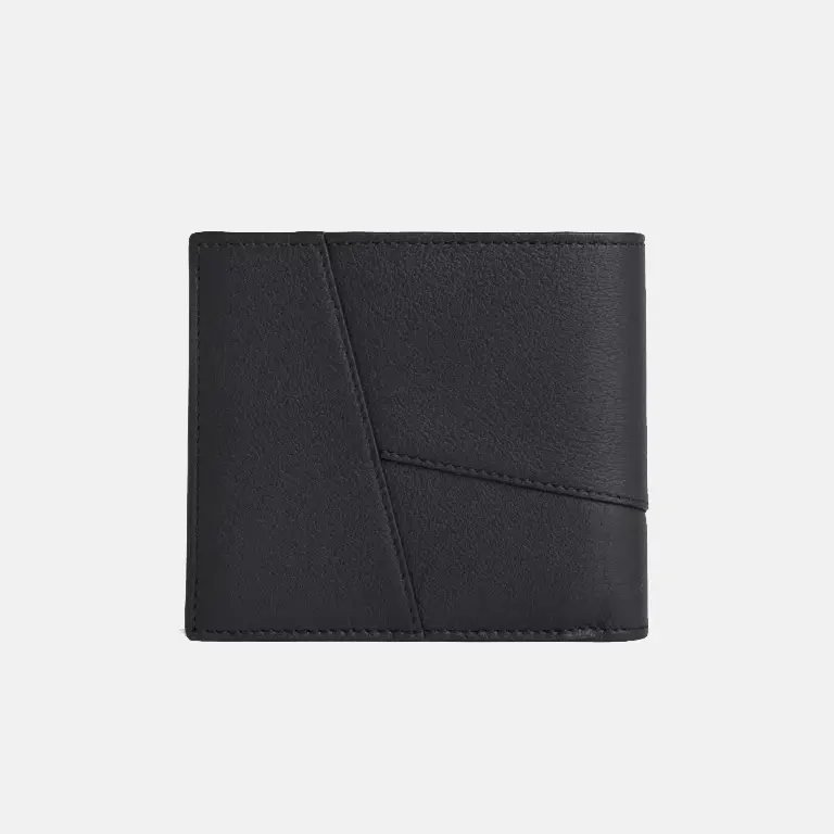 Puzzle Edge leather wallet back