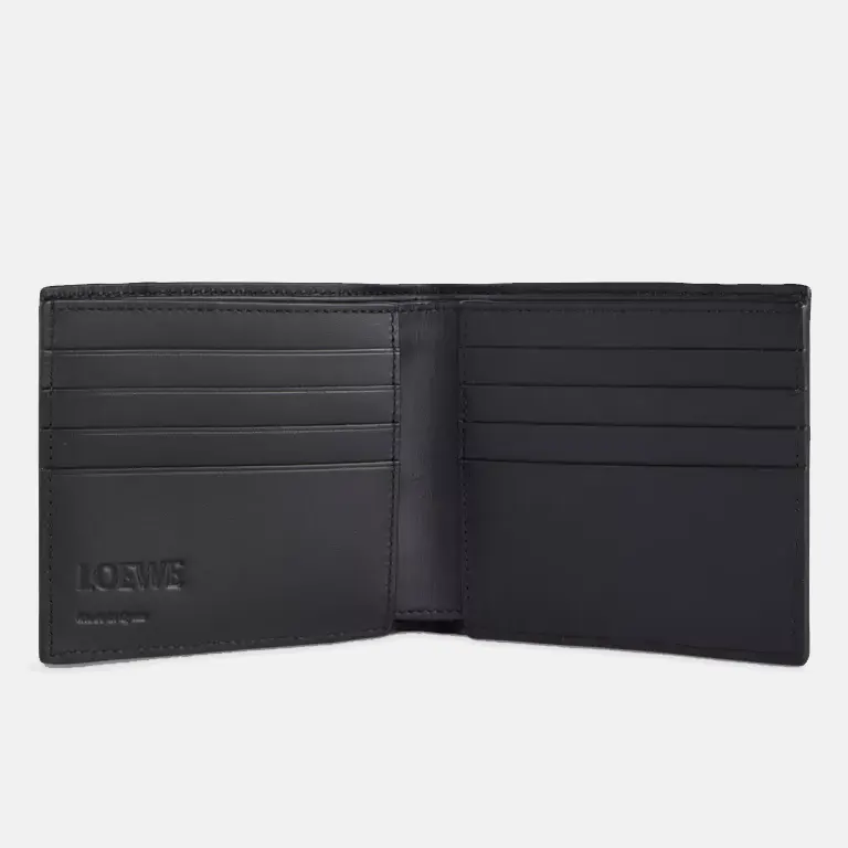 Puzzle Edge leather wallet open