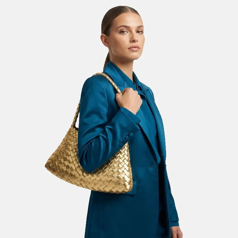 Rosanna Medium Leather Top-Handle Bag model