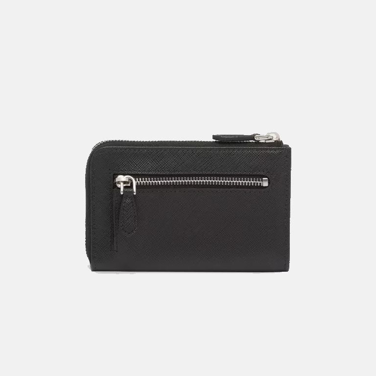 Saffiano Leather Keychain back