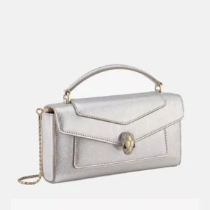 Serpenti Forever leather cross-body bag front