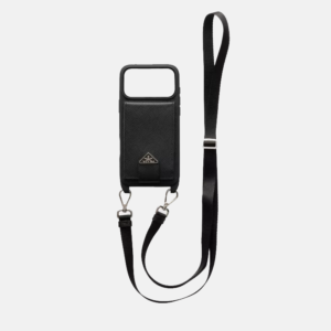 Shoulder Strap Saffiano Leather Card Holder strapp
