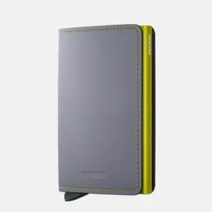 Slimwallet Matte Leather Wallet front