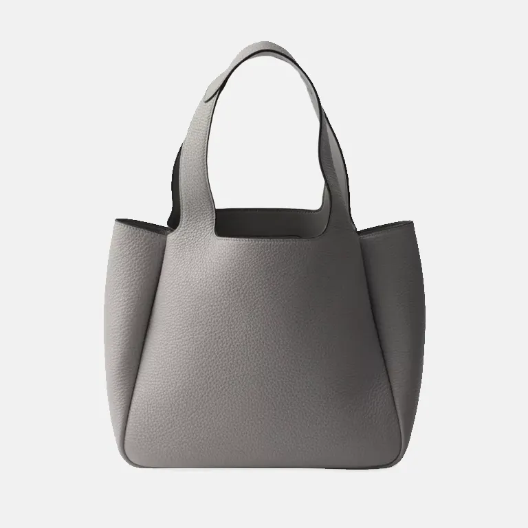 Small Leather Tote Bag back