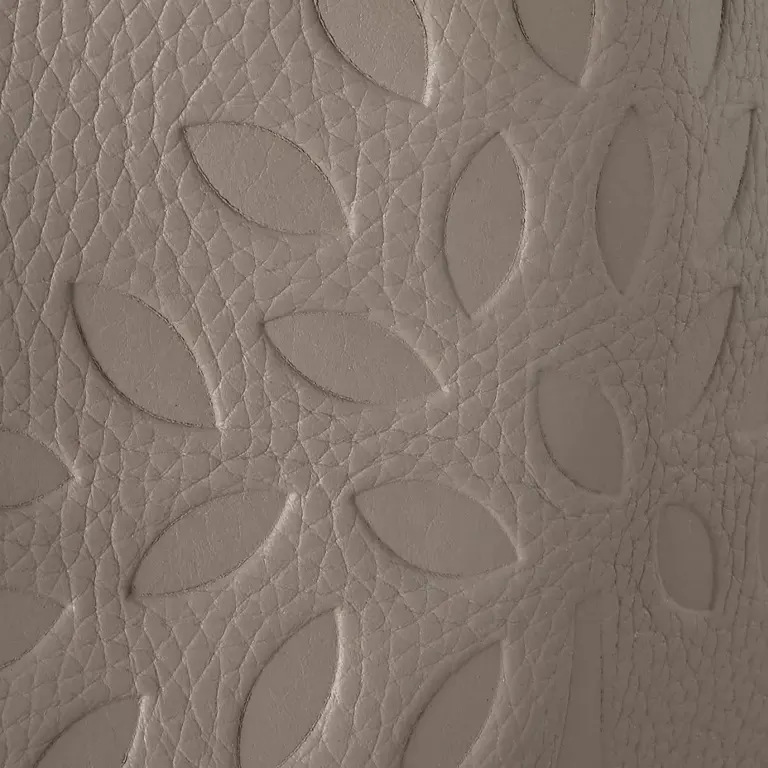 Small Tree Leather Tote Bag cream flower