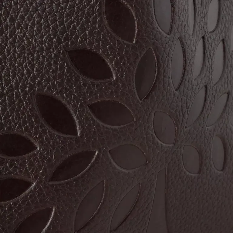 Small Tree Leather Tote Bag flower