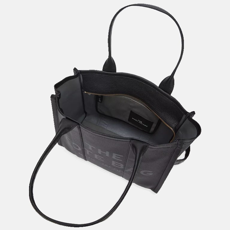 The Leather Large Tote Bag open