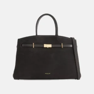 The Midi Hudson Leather Top-Handle Bag front