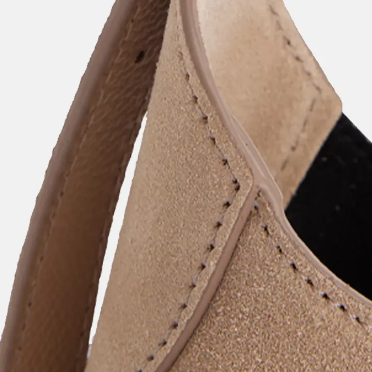 The Siena Suede Bucket Bag close