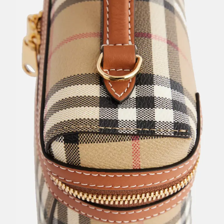 Vanity Faux-Leather Cross Body Bag handle
