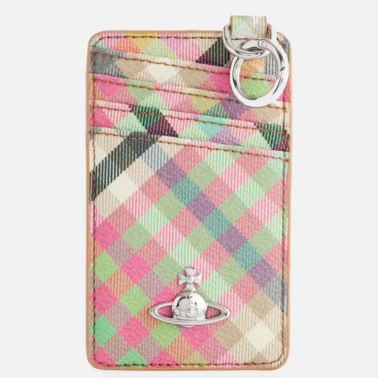 check-heather-plaid-card-holder