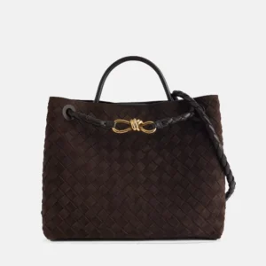 Andiamo Suede Leather Tote Bag front