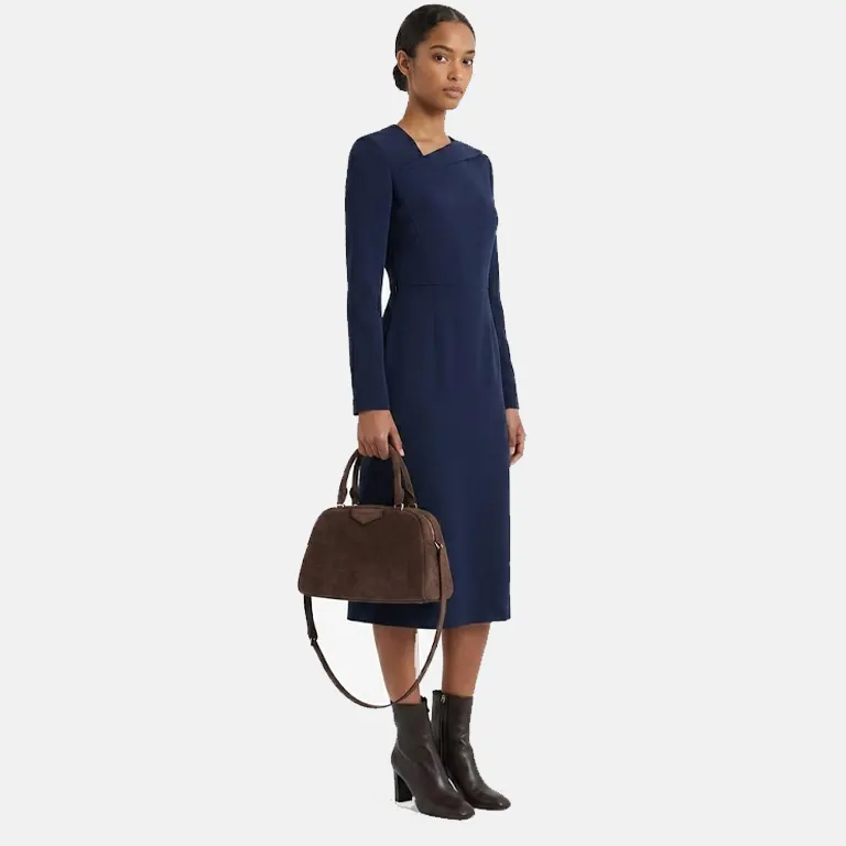 Antigona East-West Leather Shoulder Bag model