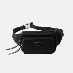 Logo-Plaque Re-Nylon Belt Bag front