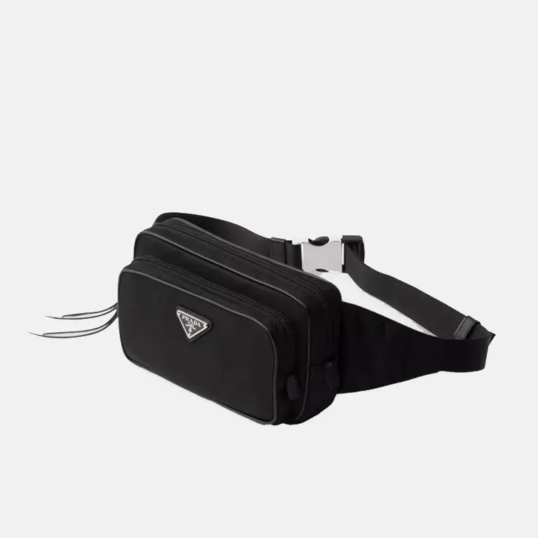Logo-Plaque Re-Nylon Belt Bag side