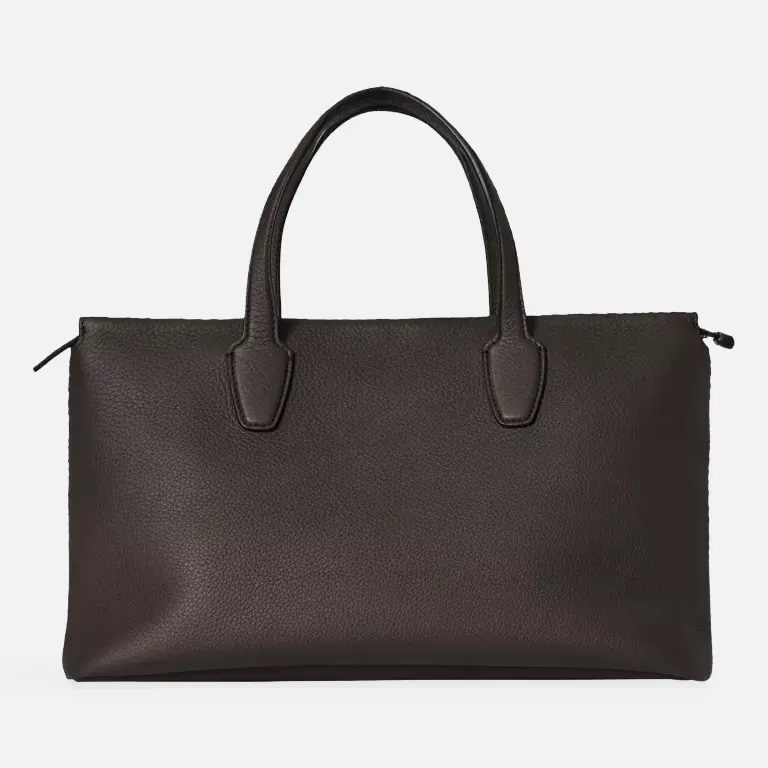 marcel-deep-brown-leather-top-handle-bag