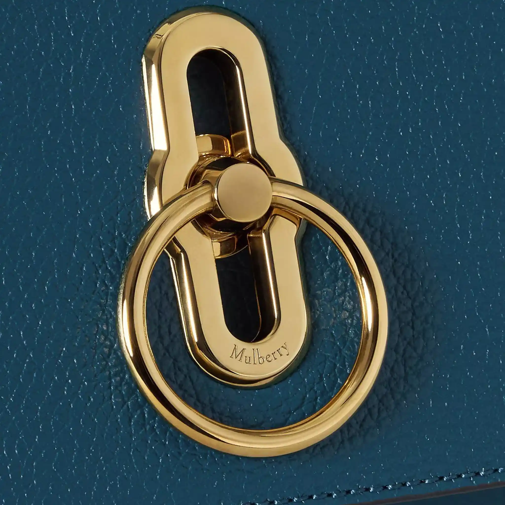 Amberley Small Blue Leather Satchel Bag