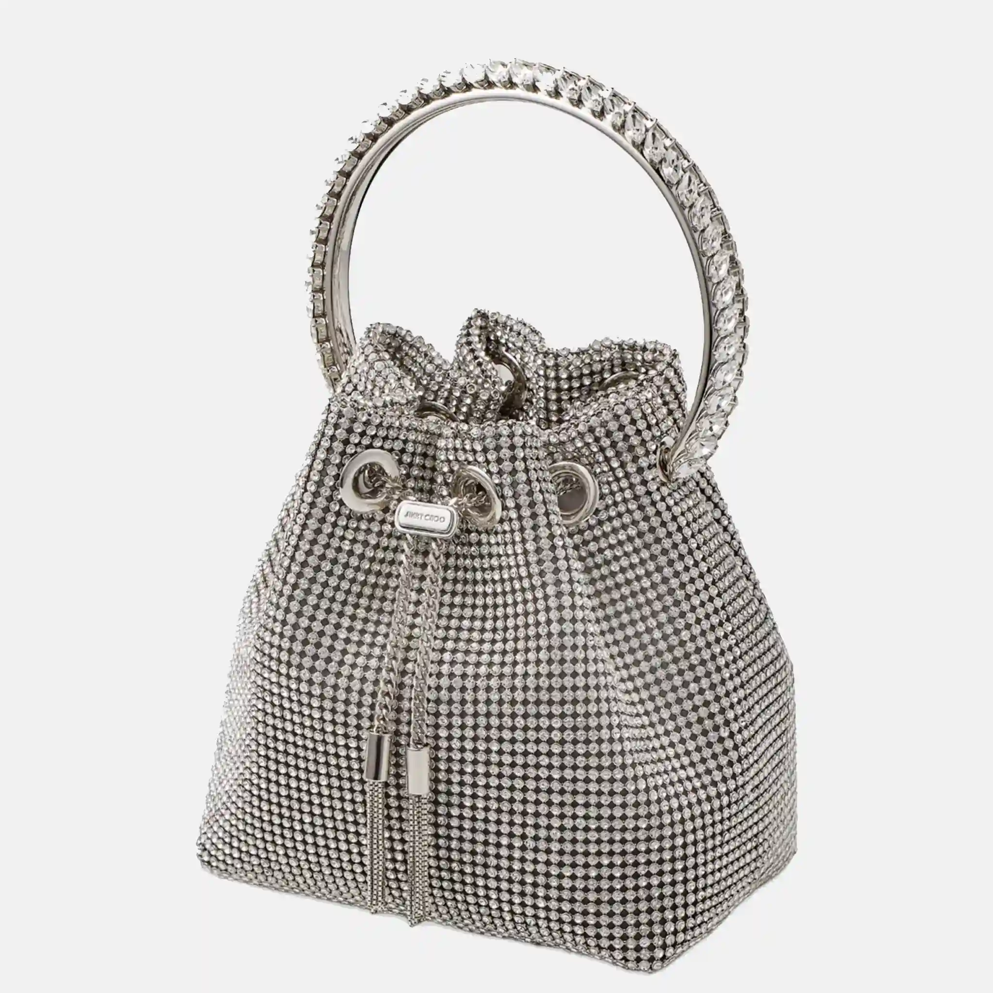 Bon Bon crystal-embellished mesh Bag
