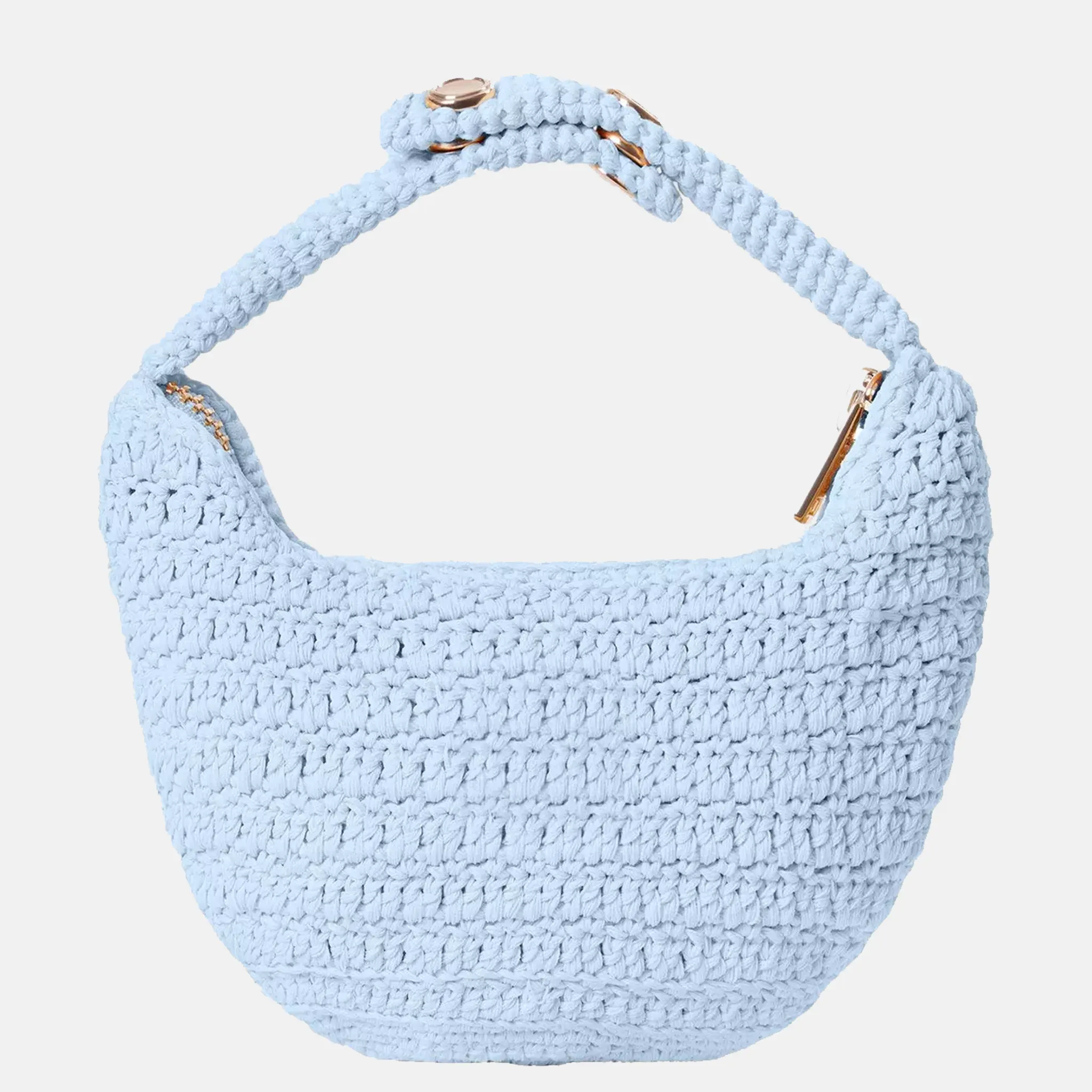 Branded Crochet Mini Bag Back