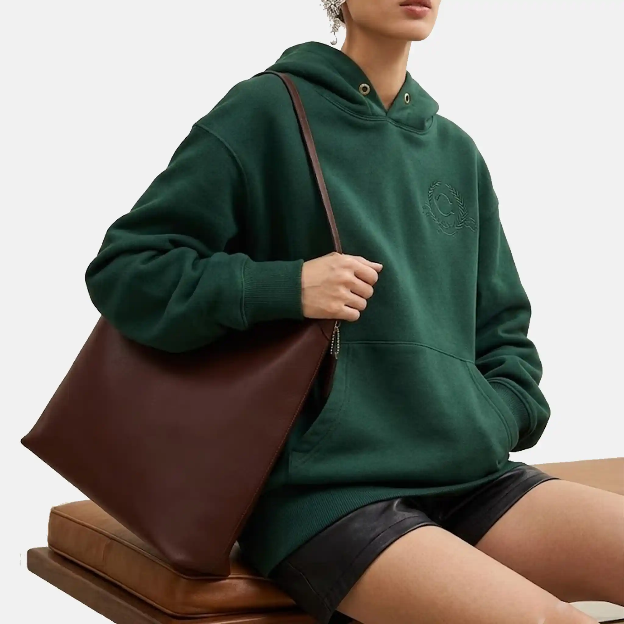 Brooklyn branded shoulder bag
