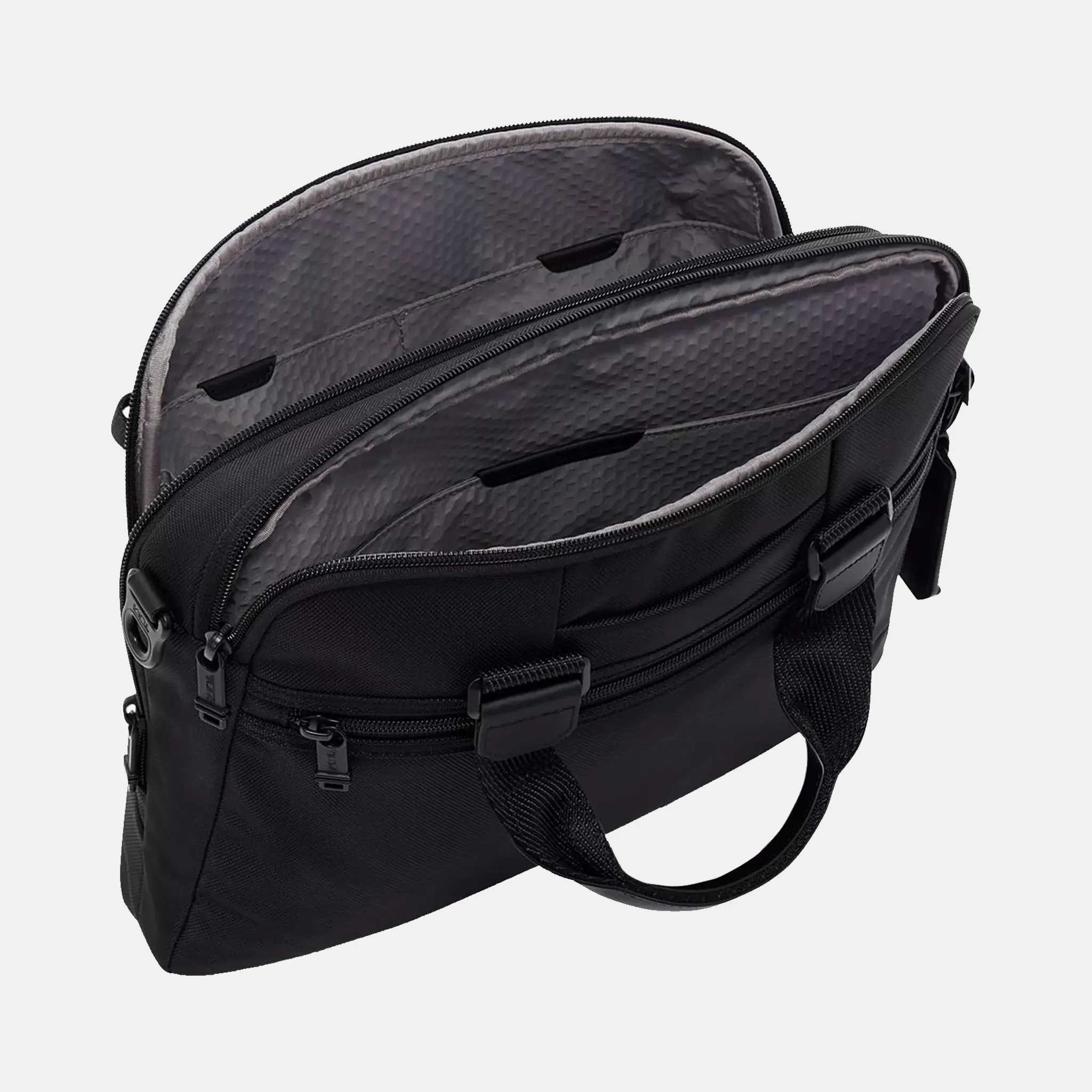 Callhoun Black Nylon Briefcase