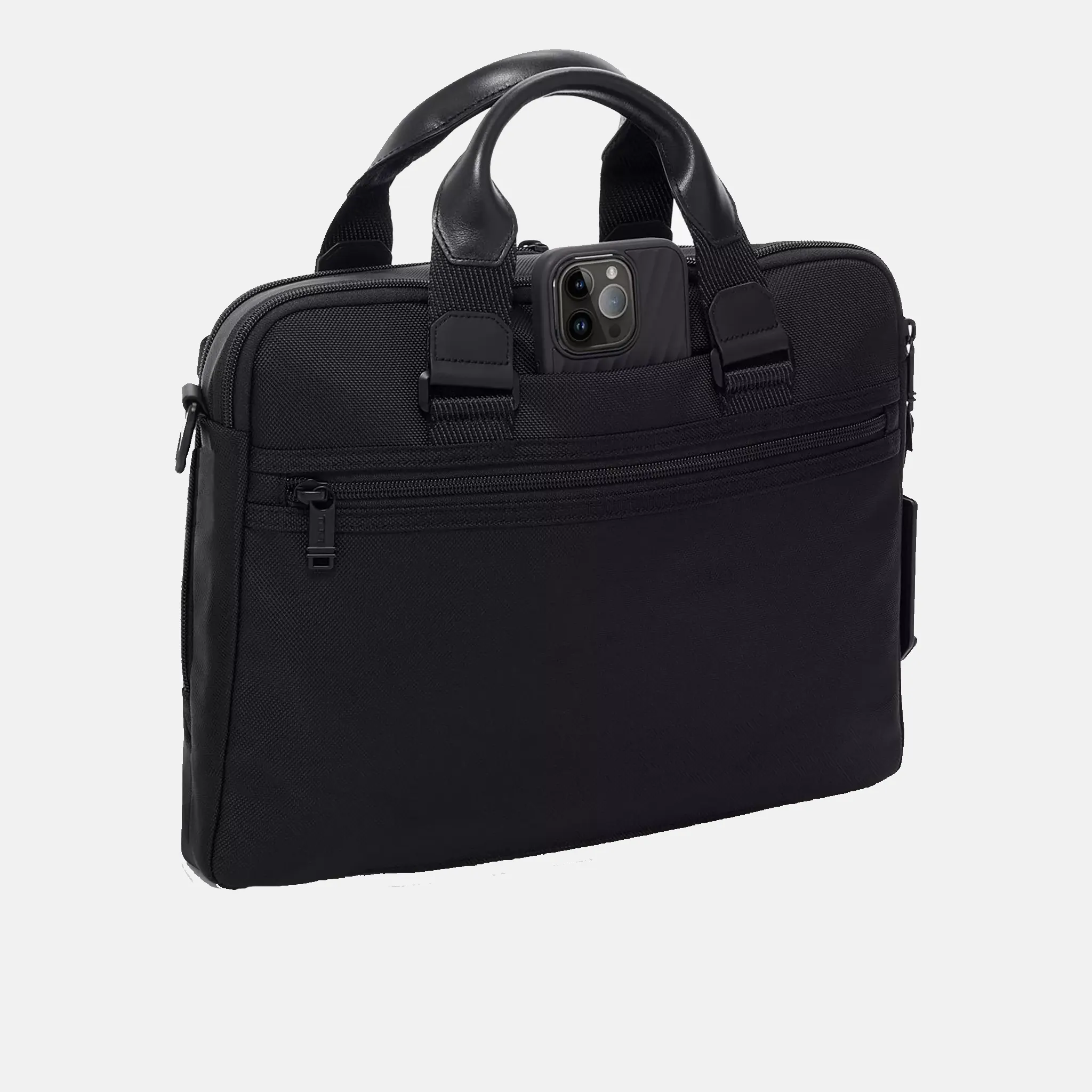 Callhoun Nylon Black Briefcase