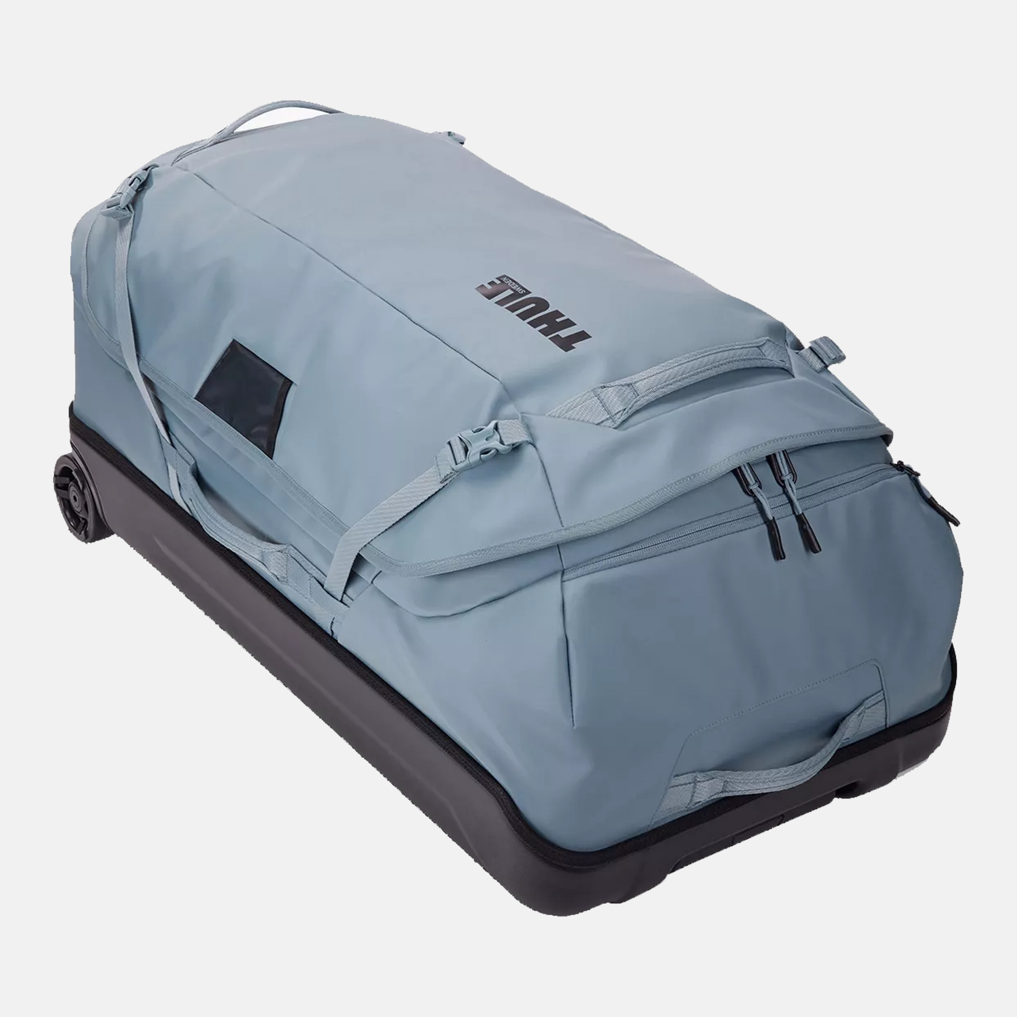 Chasm woven rolling suitcase