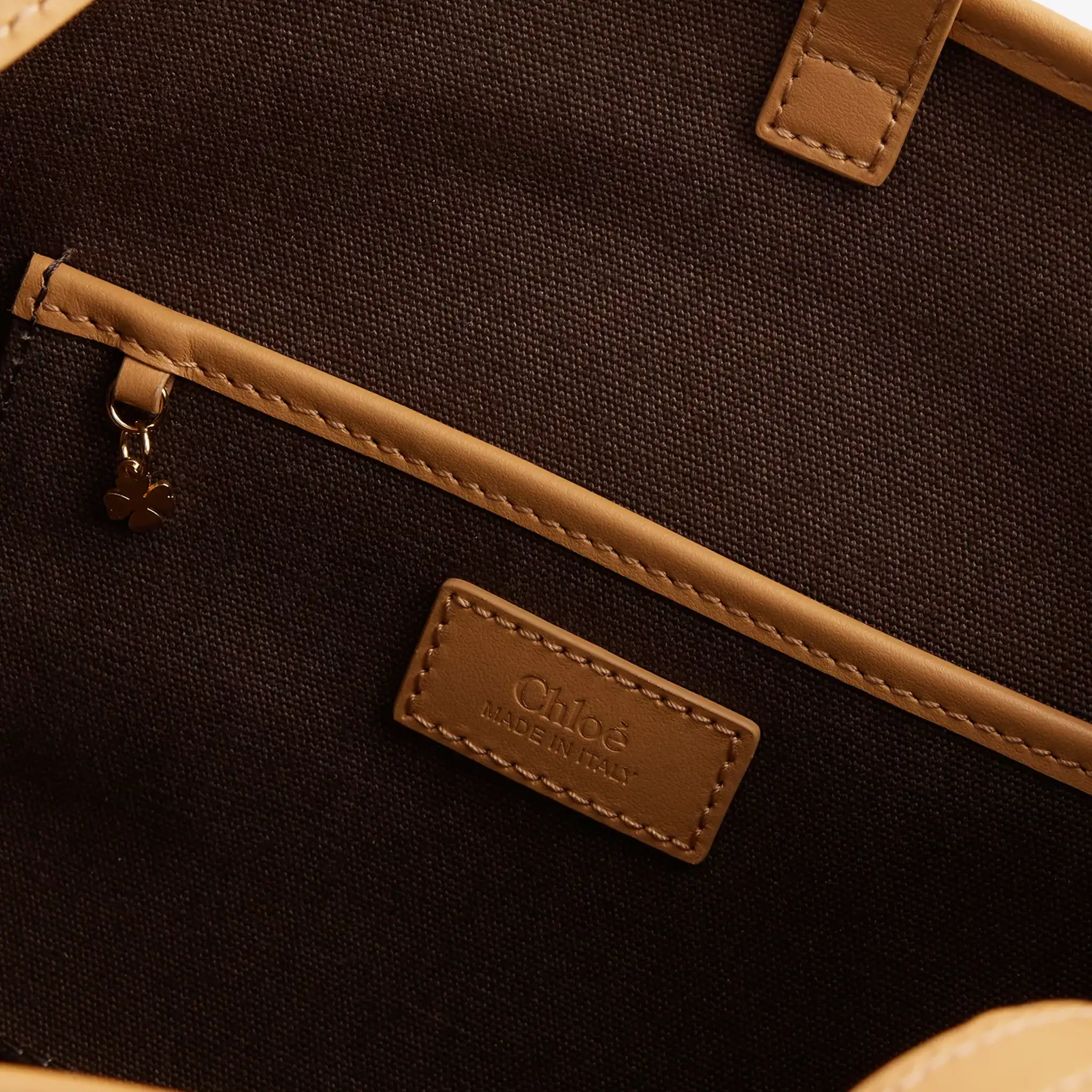 Clover Small Raffia-Effect Bag