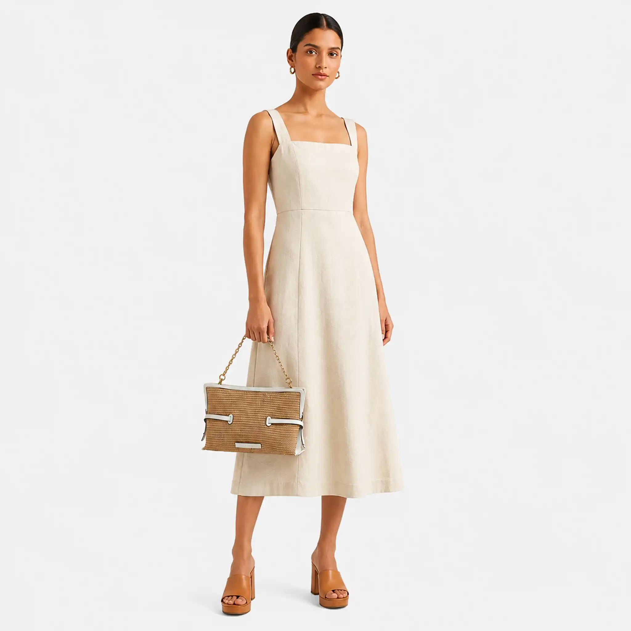Clutch Medium Open Top Bag